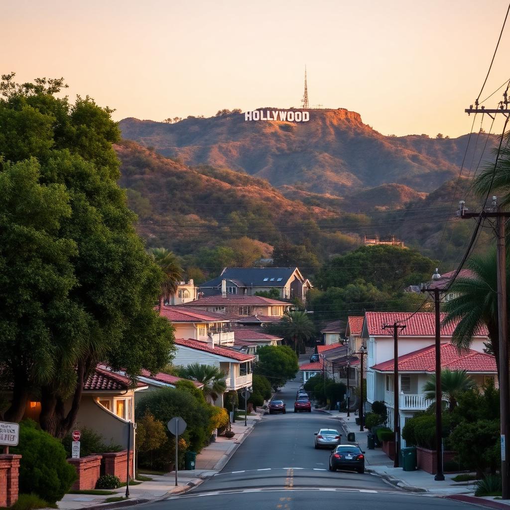 Beachwood Canyon community in Los Angeles